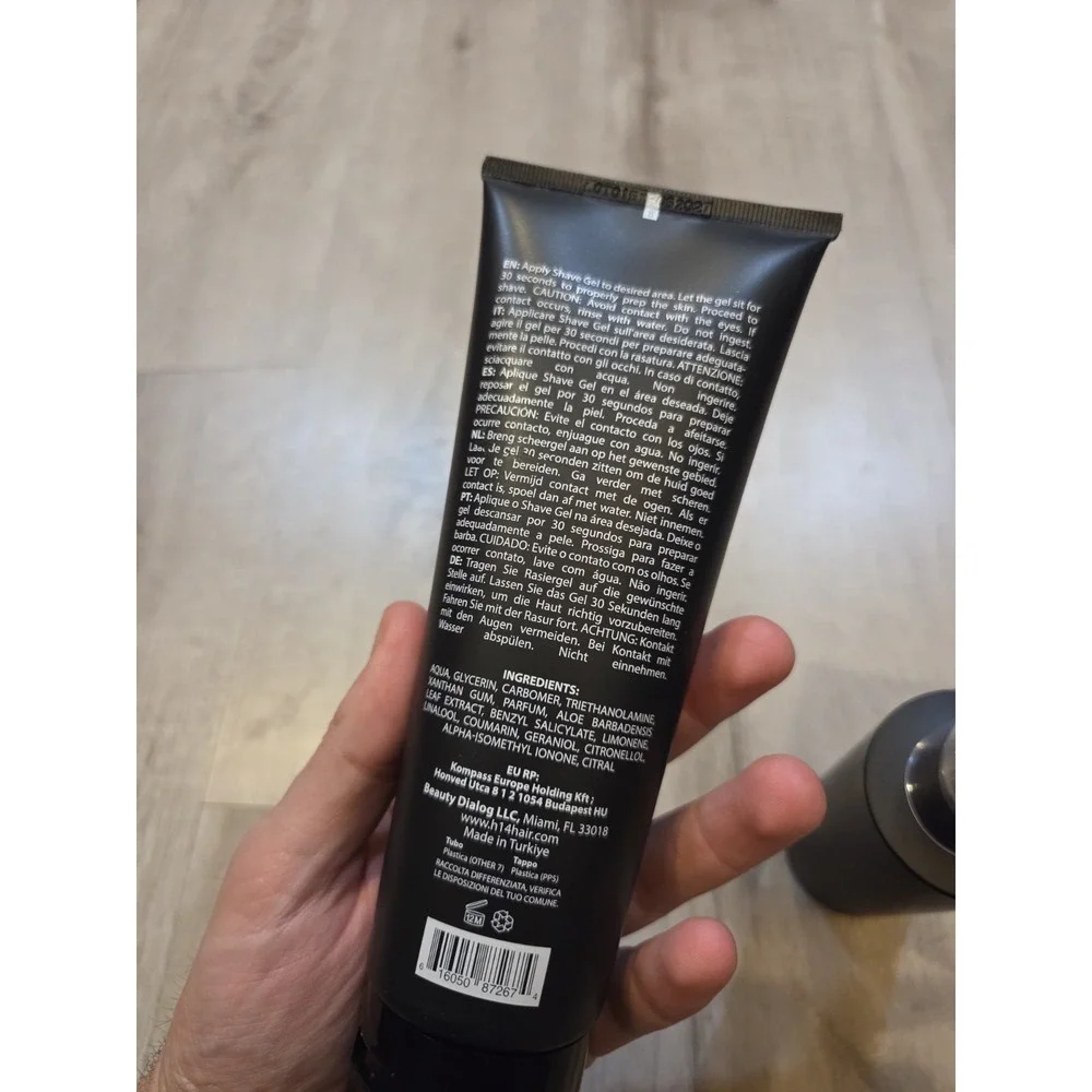 H14 Shave Gel Prep Shave Cut Tonic Spray 8.5 oz‎ Lot of 2 Barber Products